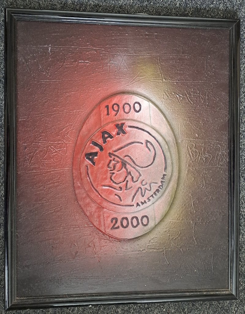 Plaat van AJAX 1900 - 2000, Maat XS of kleiner, Ophalen of Verzenden, Gebruikt, Overige typen