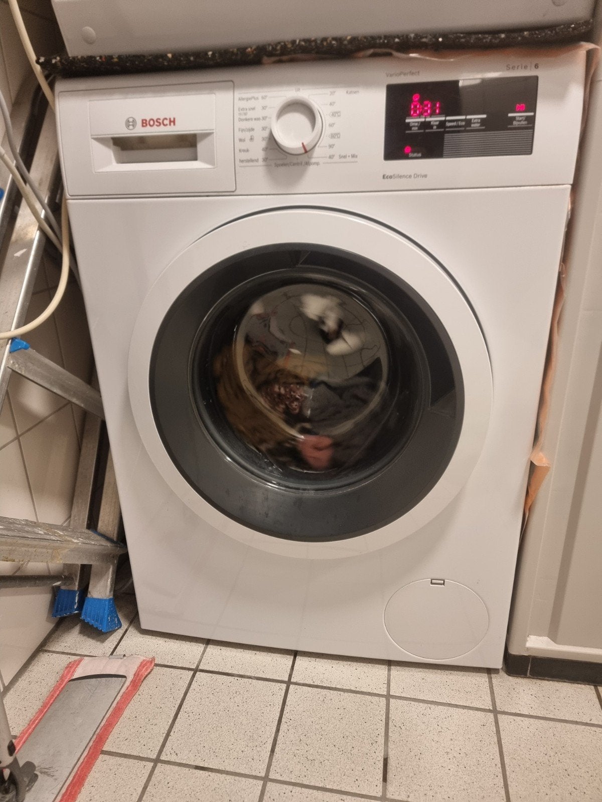 Bosch Serie 6 VarioPerfect Wasmachine, Ophalen