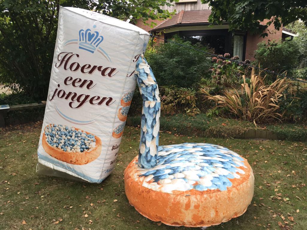 Te huur Leuke beschuit met muisjes bij geboorte baby en meer, Ophalen, Versiering, Geboorte of Huwelijk
