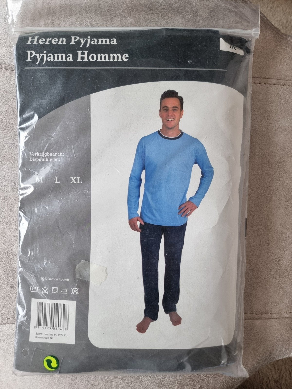 Heren Pyjama Maat M (nieuw), Kleding | Heren, Ophalen of Verzenden, Nieuw, Onbekend