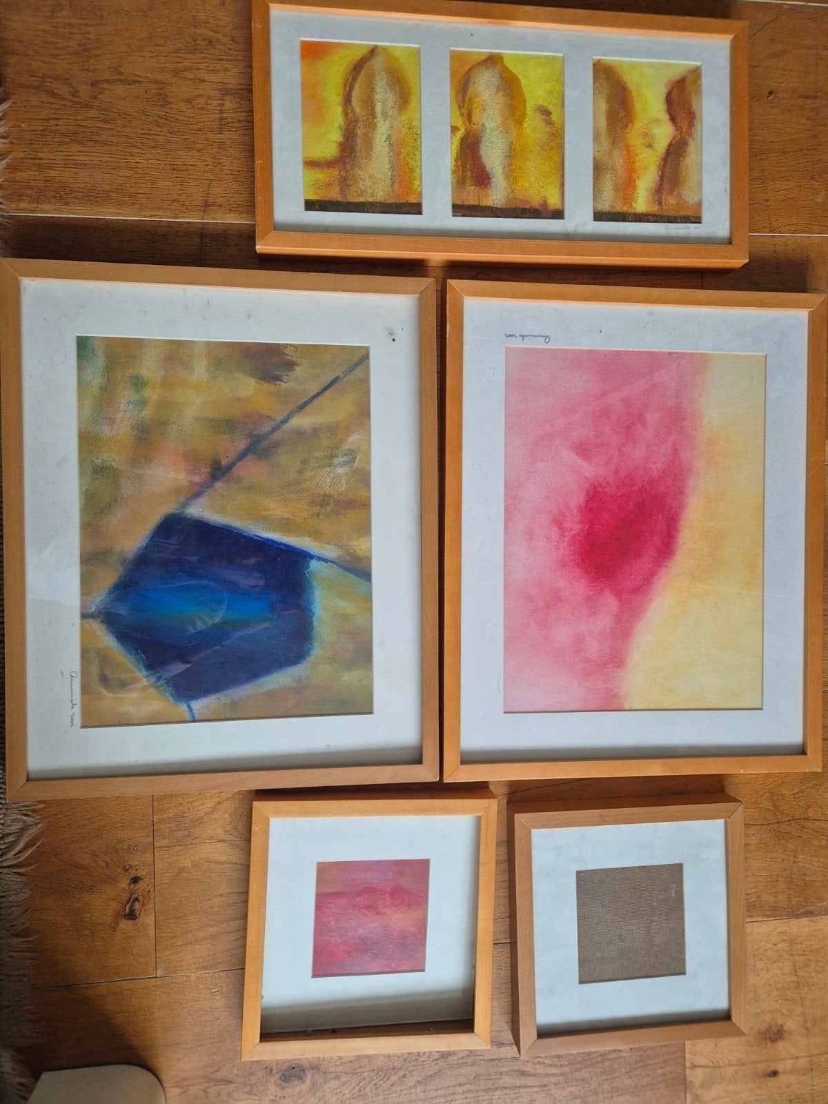5 Lijsten (met schilderij), Ophalen of Verzenden
