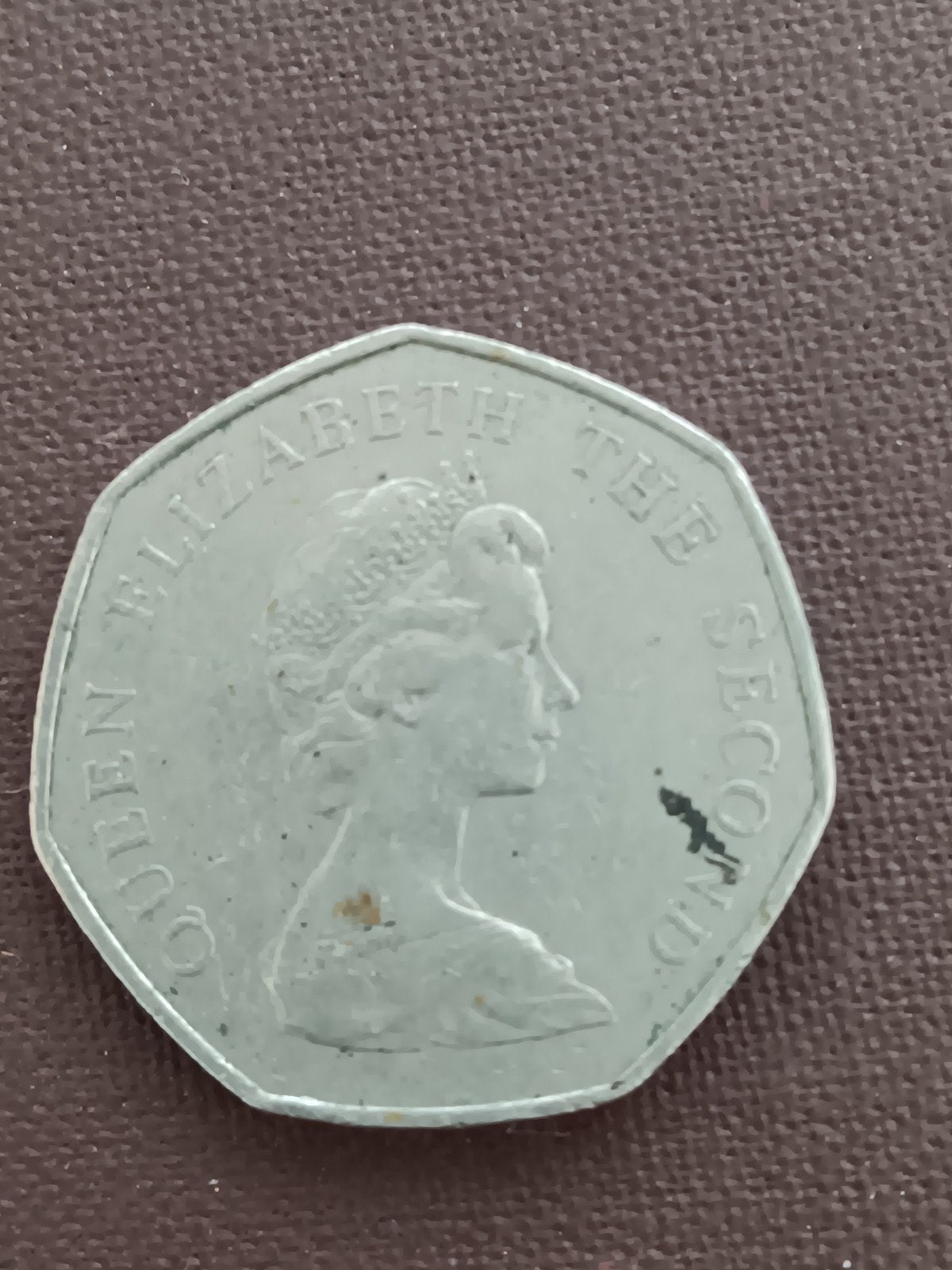 50 New Pence munt Bailiwick of Jersey 1969, Ophalen of Verzenden, Overige landen, Losse munt