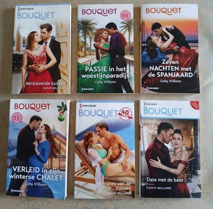 Prachtige bouquet reeks boekjes van Cathy Williams, Ophalen of Verzenden, Zo goed als nieuw, Cathy Williams, Nederland