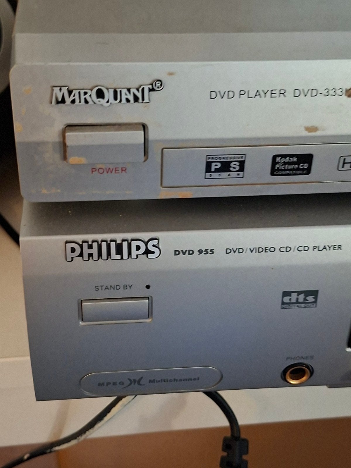 Philips DVD 955 DVD/Video CD/CD Player en Marquant DVD-333, Ophalen, Gebruikt, Dvd-speler, Philips