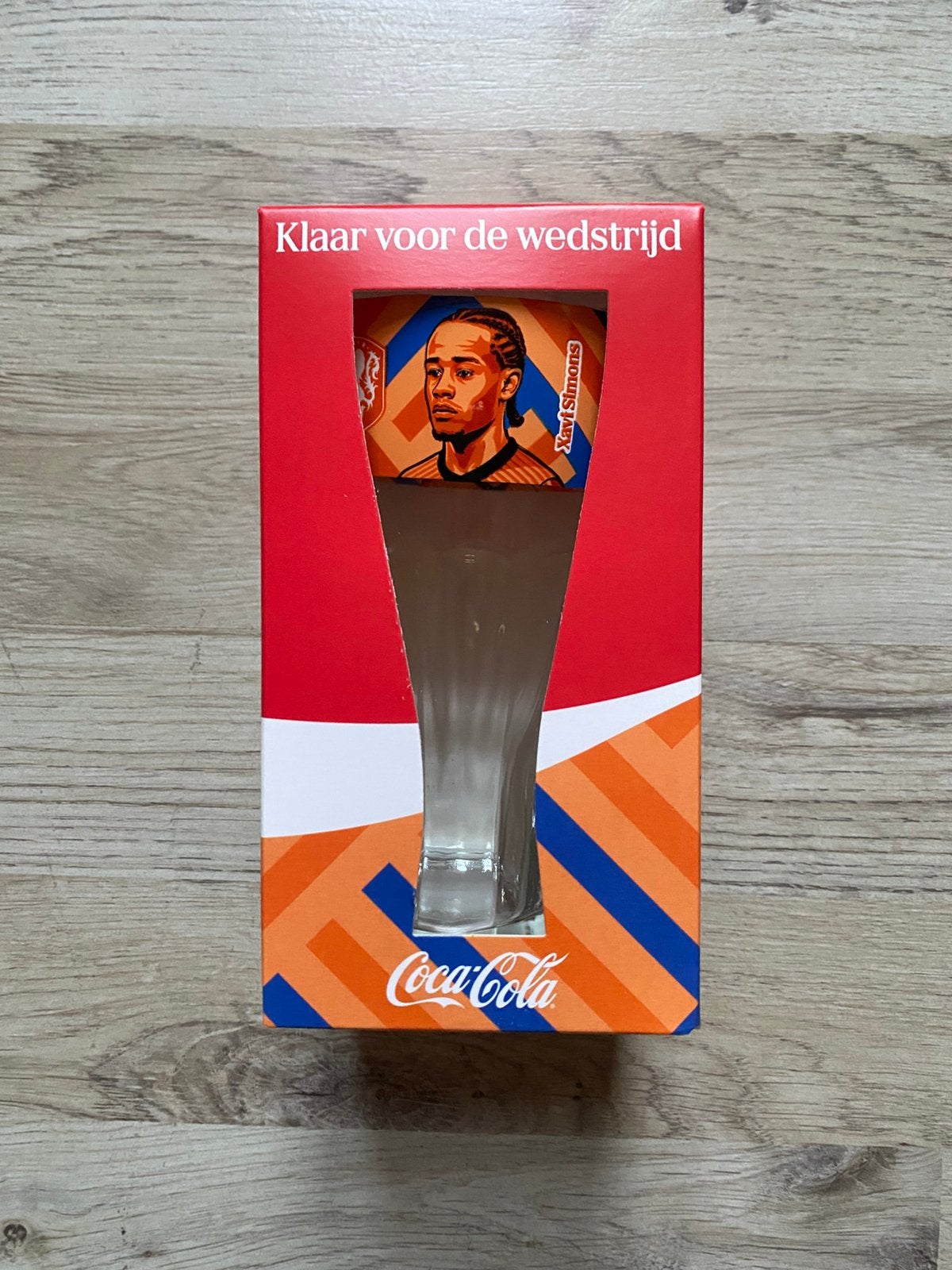 Coca Cola Glas Xavi Simons, Ophalen of Verzenden, Zo goed als nieuw, Buitenlandse clubs