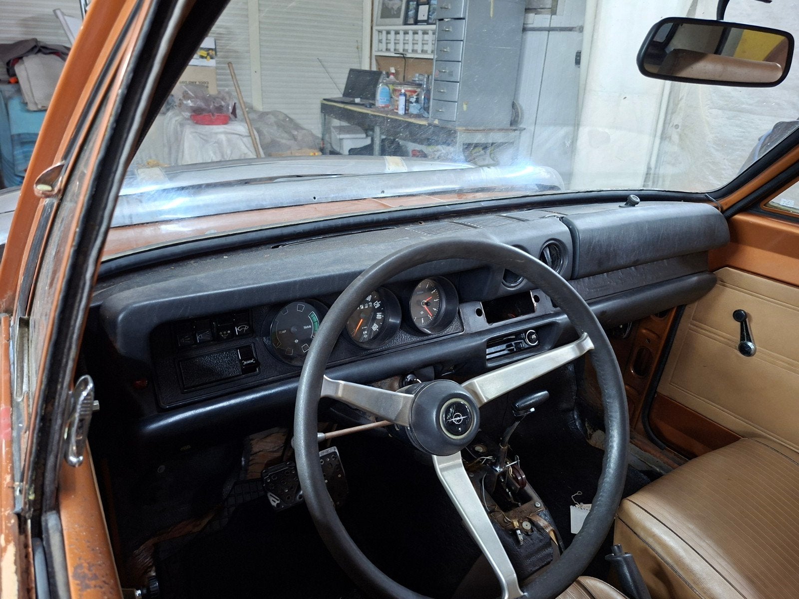 Rally stuur met naaf voor Opel Kadett B, Ophalen of Verzenden, Gebruikt, Opel
