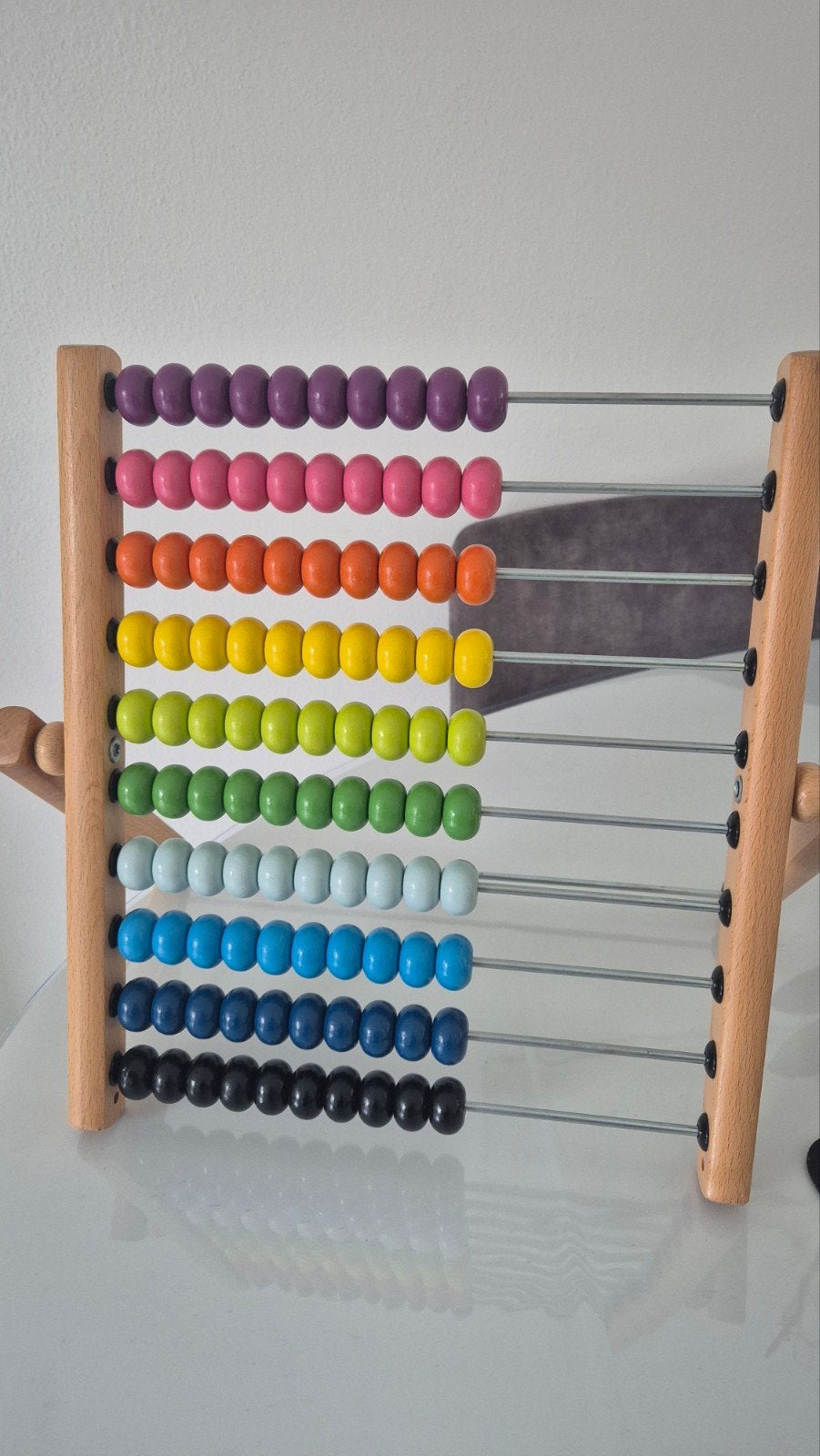 Kleurrijke Houten Telraam - Educatief Speelgoed, Ophalen, Zo goed als nieuw, Rekenen