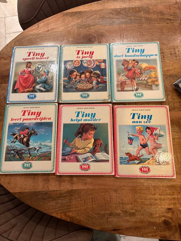 Vintage Tiny boekjes jaren 60/70 –Marcel Marlier – Casterman, Boeken, Kinderboeken | Jeugd | onder 10 jaar, Ophalen of Verzenden