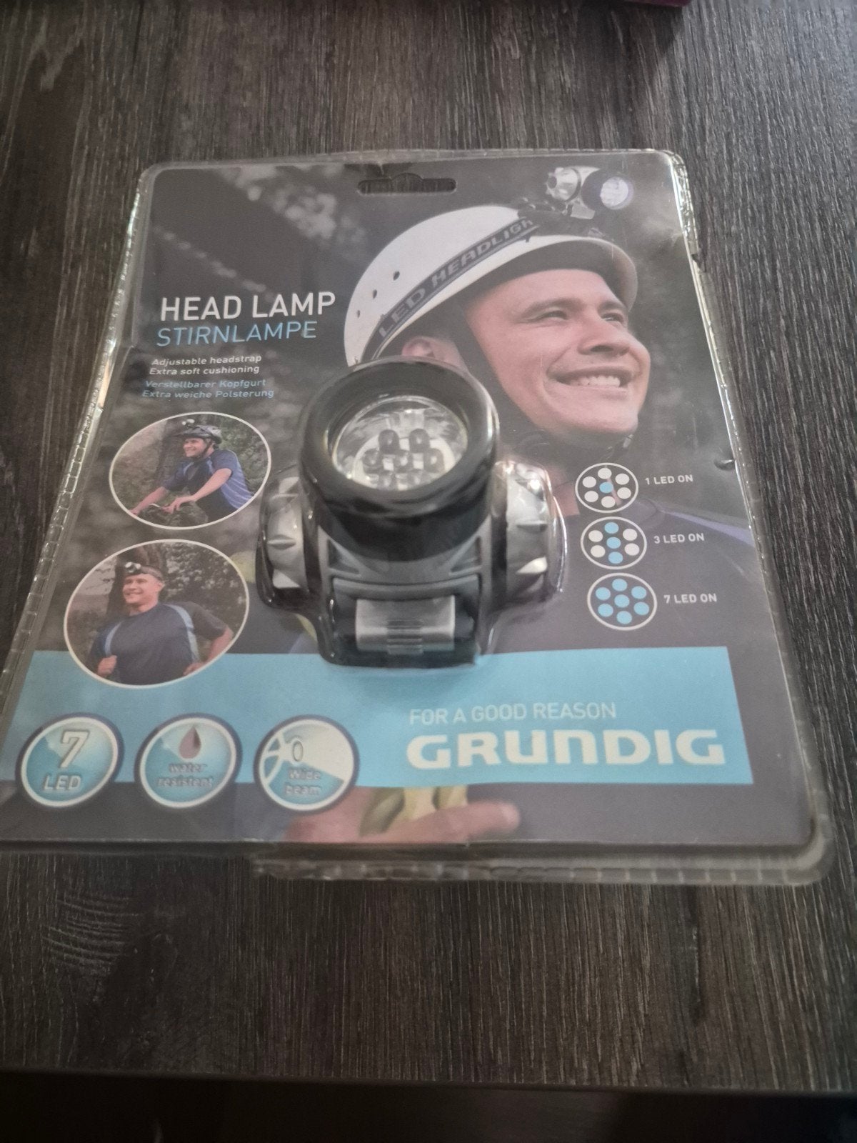 nieuw grundig hoofdlampje, Ophalen, Nieuw, Batterij