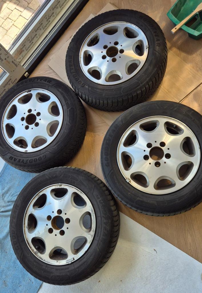 Mercedes 8 loch gaat Velgen 6,5J x 15 x et44 1244011802, Ophalen, Gebruikt, 15 inch, Velg(en)