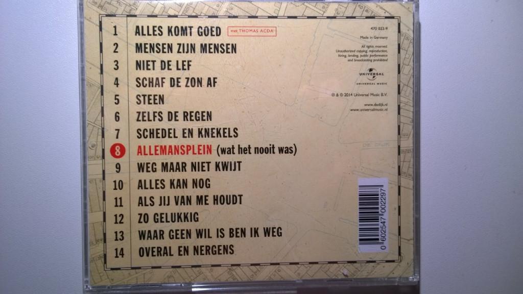 De Dijk - Allemansplein, Ophalen of Verzenden, Zo goed als nieuw, Rock