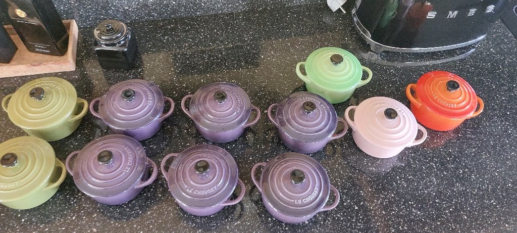 Le Creuset braadpannetjes, Ophalen, Nieuw, Overige stijlen, Kop(pen) en/of Schotel(s)