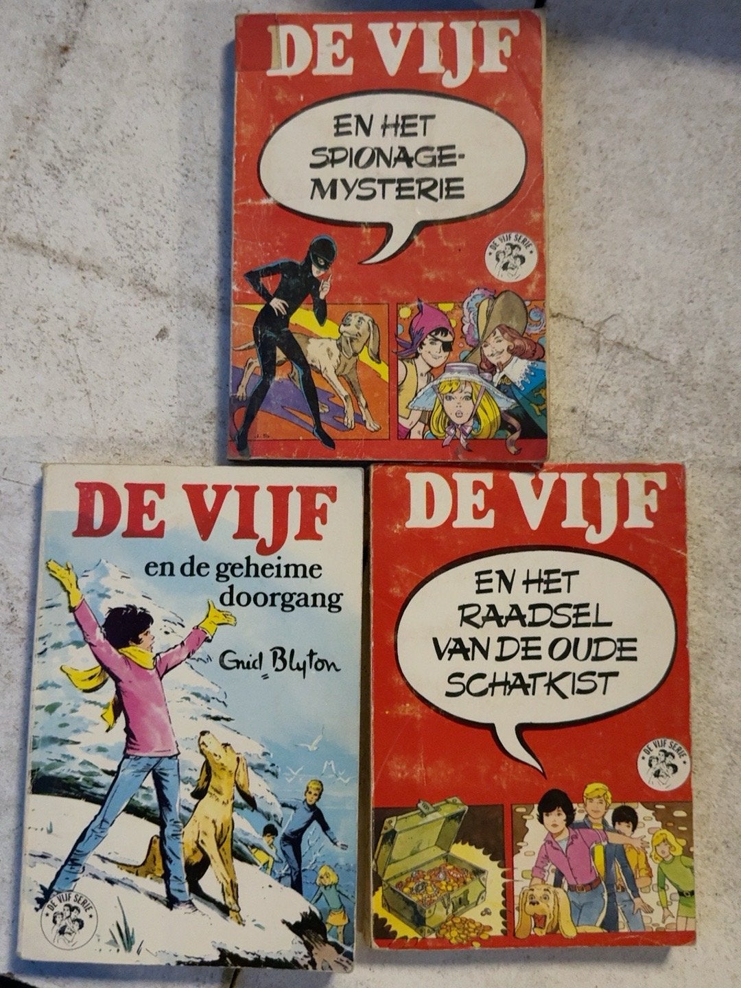 De Vijf boeken - Enid Blyton (3 stuks), Ophalen of Verzenden, Gelezen, Fictie