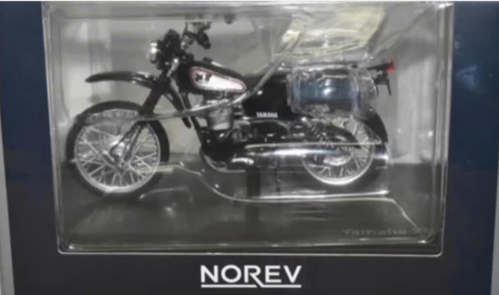 Yamaha XT500 1988 Zwart / Zilver 1/18 NOREV REF. 182045, Verzenden, Nieuw, Motor, Norev