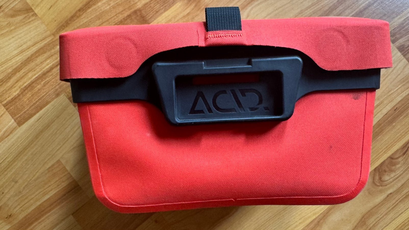 ACID fietsstuurtas 4 liter met KlickFix Adapter - Rood/Zwart, Fietsen en Brommers, Fietsaccessoires | Fietstassen, Ophalen of Verzenden