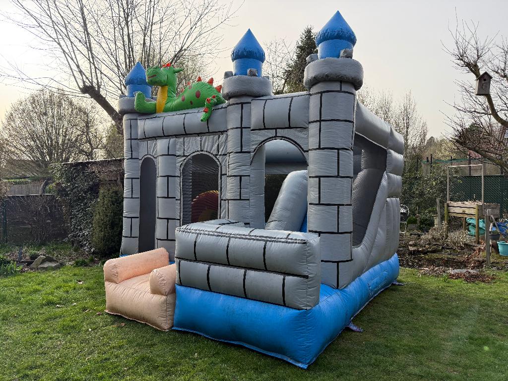 Springkasteel Drakenkasteel, Ophalen, Gebruikt
