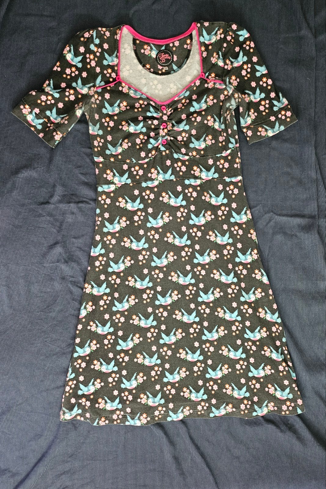 Tante Betsy jurkje M, Kleding | Dames, Ophalen of Verzenden, Zwart, Boven de knie