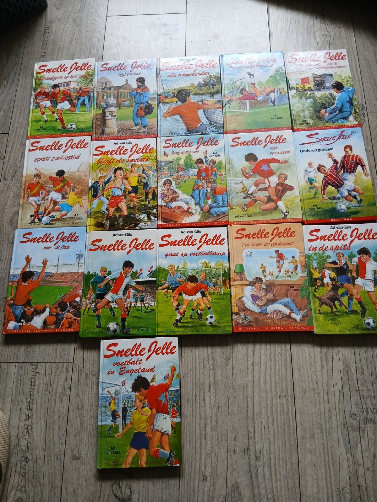 16x Snelle Jelle boeken - Ad van Gils - Netjes, Boeken, Ophalen of Verzenden, Gelezen, Ad van Gils, Fictie