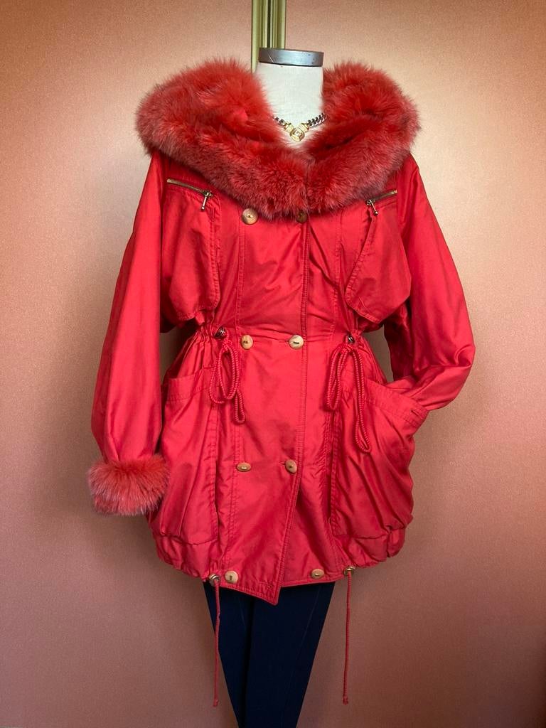 Wolfgang kaiser colette parka jas rood d42😍mooi👌🥰❤️, Verzenden, Gedragen, Maat 46/48 (XL) of groter, Rood