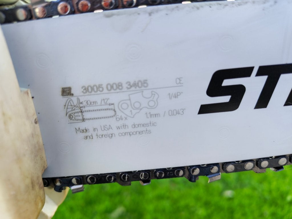 Foto 7 van Stihl MS 150 TC tophendel kettingzaag