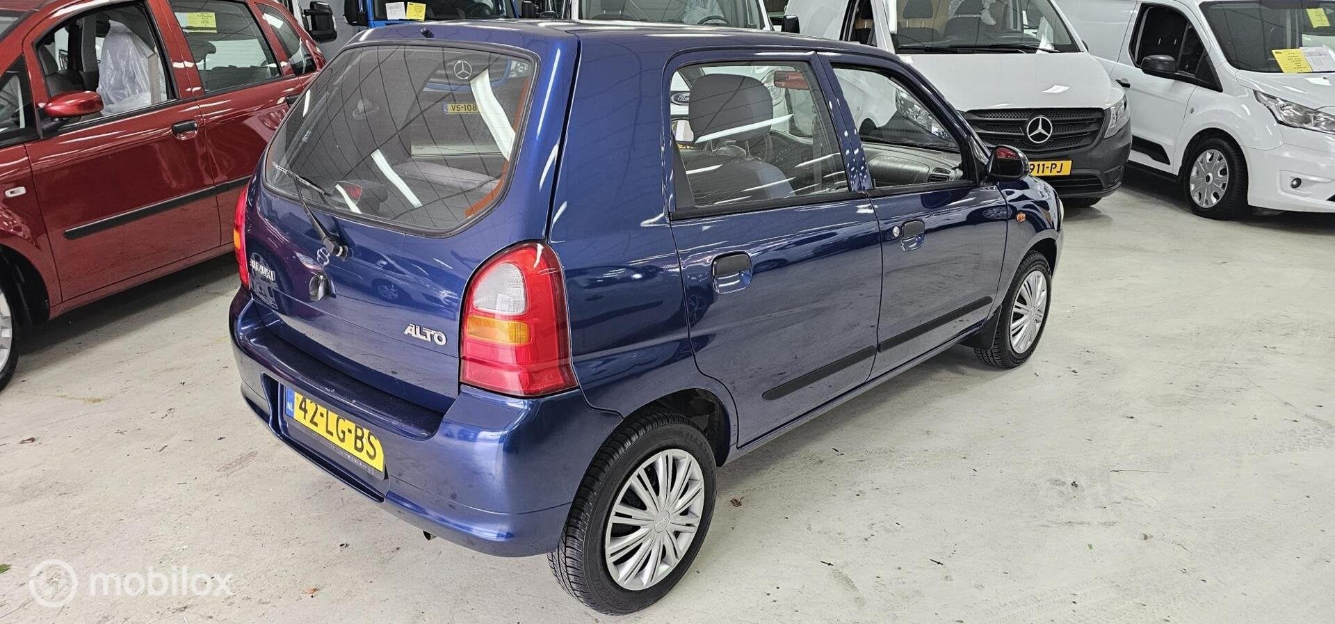 Suzuki Alto 1.1 GLS 2002 met 129.000 KM ! 5-Deurs, Auto's, Voorwielaandrijving, 750 kg, 4 cilinders, Blauw