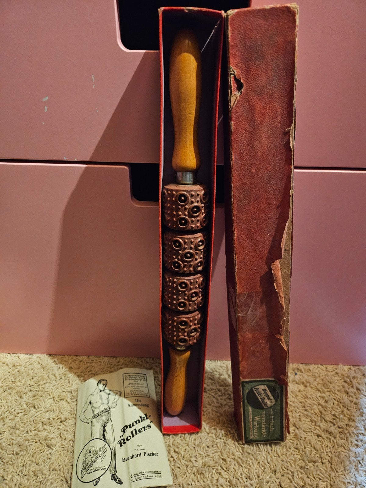 Antieke Punkt-Roller Massageroller, Ophalen of Verzenden