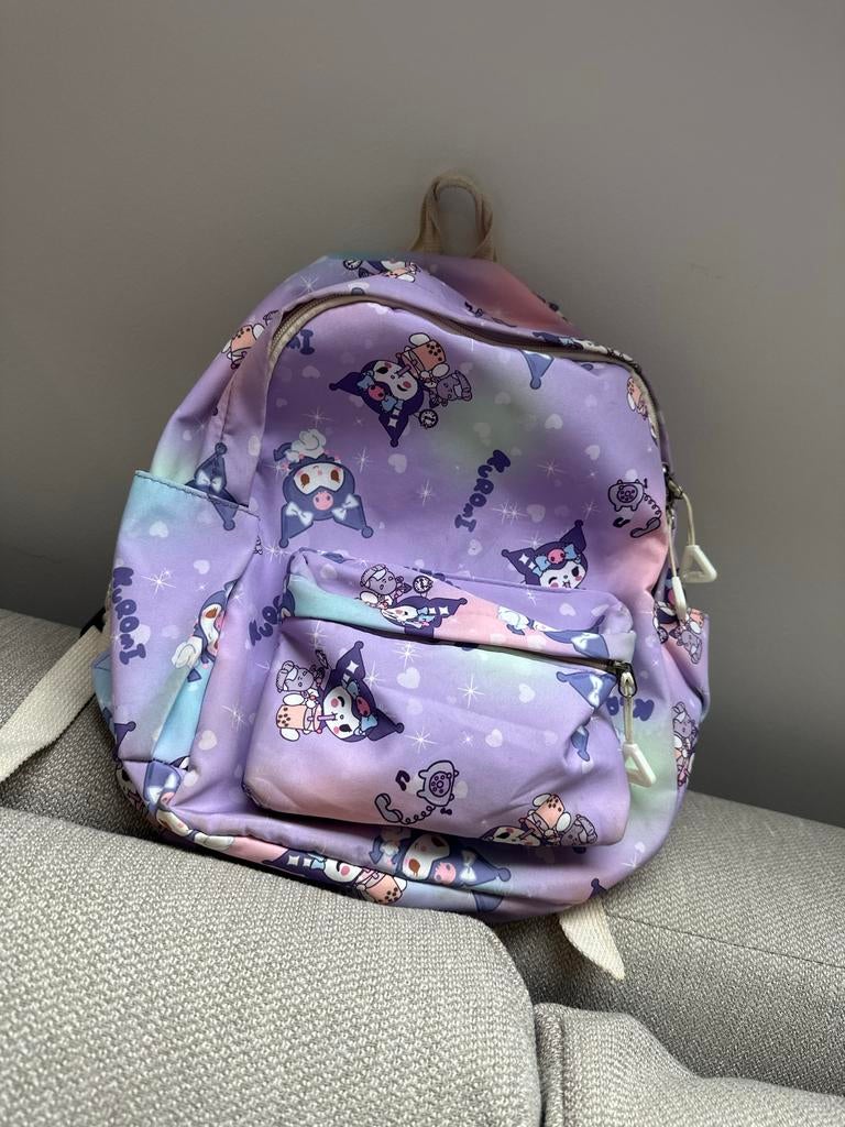Leuke paarse Kuromi rugzak, Minder dan 30 cm, Disney of Dora, Ophalen of Verzenden, Minder dan 25 cm