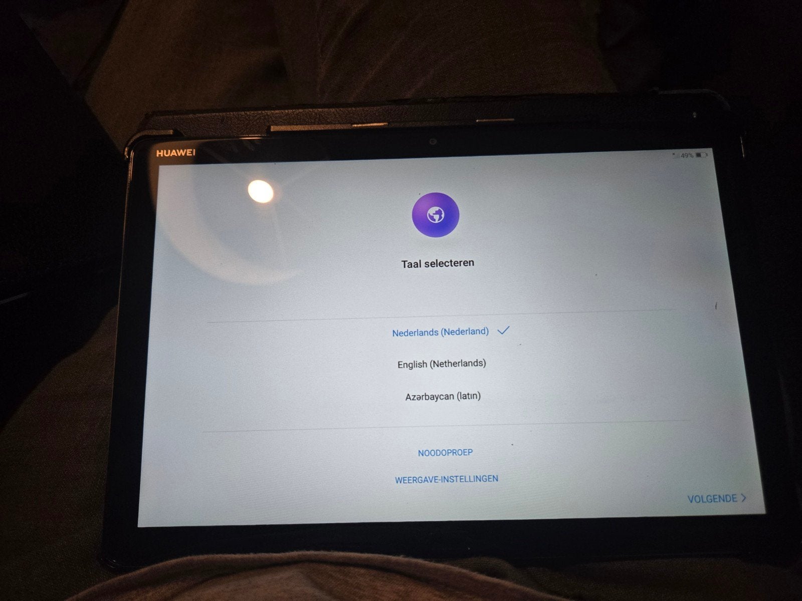 TE KOOP, nette tablet, merk: Huawei in hoes, Computers en Software, Android Tablets, Ophalen of Verzenden, 10 inch, 16 GB