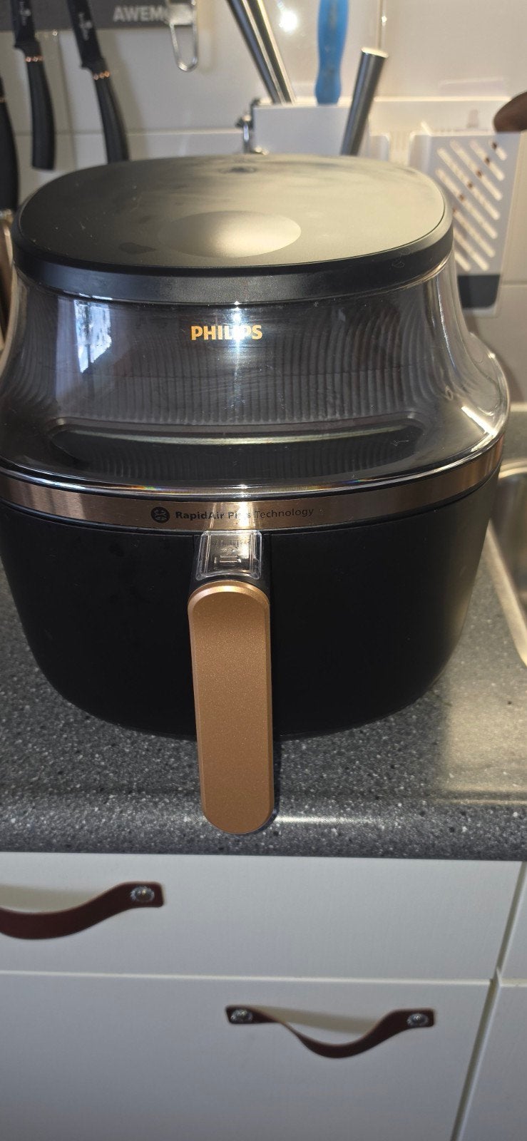 Philips Airfryer XL met Rapid Air Plus Technologie, Ophalen