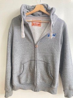 Grijs vest, hoodie van Superdry mt. 158/164, Kinderen en Baby's, Superdry, Jongen of Meisje, Trui of Vest, Ophalen of Verzenden