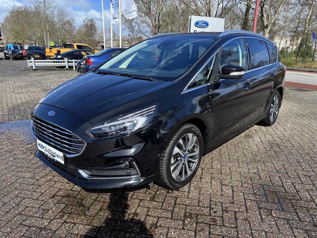 Ford S-Max 2.5 FHEV Titanium 190pk | AGR-stoelen | Adaptive, Stof, Gebruikt, Zwart, Origineel Nederlands
