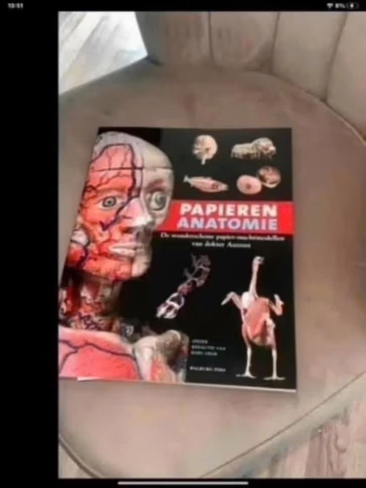 Papieren Anatomie: Het Wonderlijke PapierMaché Modellen Boek, Ophalen of Verzenden, Natuurwetenschap, Onbekend, Gelezen