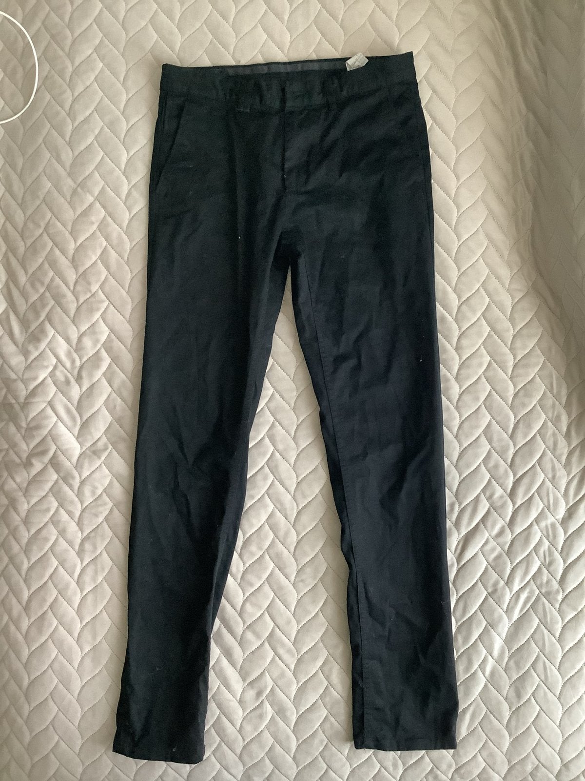 Zara Man Basic Collection Zwarte Chino Broek Maat 48/50 (M), Ophalen of Verzenden, Gedragen, Maat 48/50 (M), Zwart