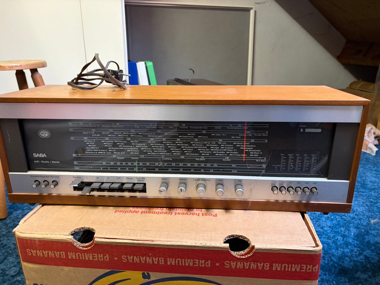Saba hifi radio, Ophalen, Gebruikt, Radio