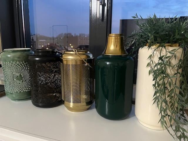 Verschillende woonaccesoires, Huis en Inrichting, Woonaccessoires | Vazen, Ophalen, Gebruikt, Overige kleuren, Glas
