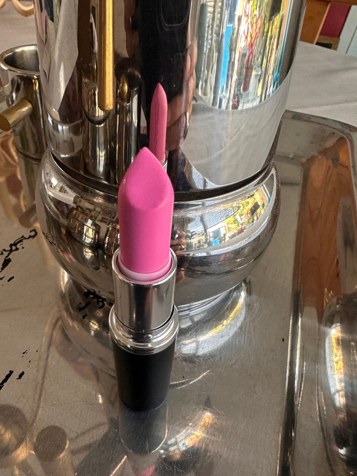 829 Saint Germain lippenstift nieuw v Mac, Ophalen of Verzenden, Zo goed als nieuw, Lippen