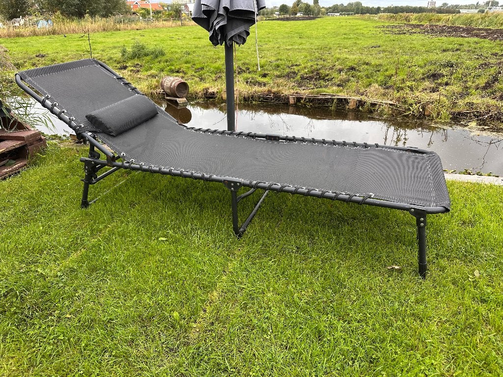 Ligbed, opvouwbaar, 4 verschillende standen, Tuin en Terras, Ophalen of Verzenden, Nieuw, Wicker