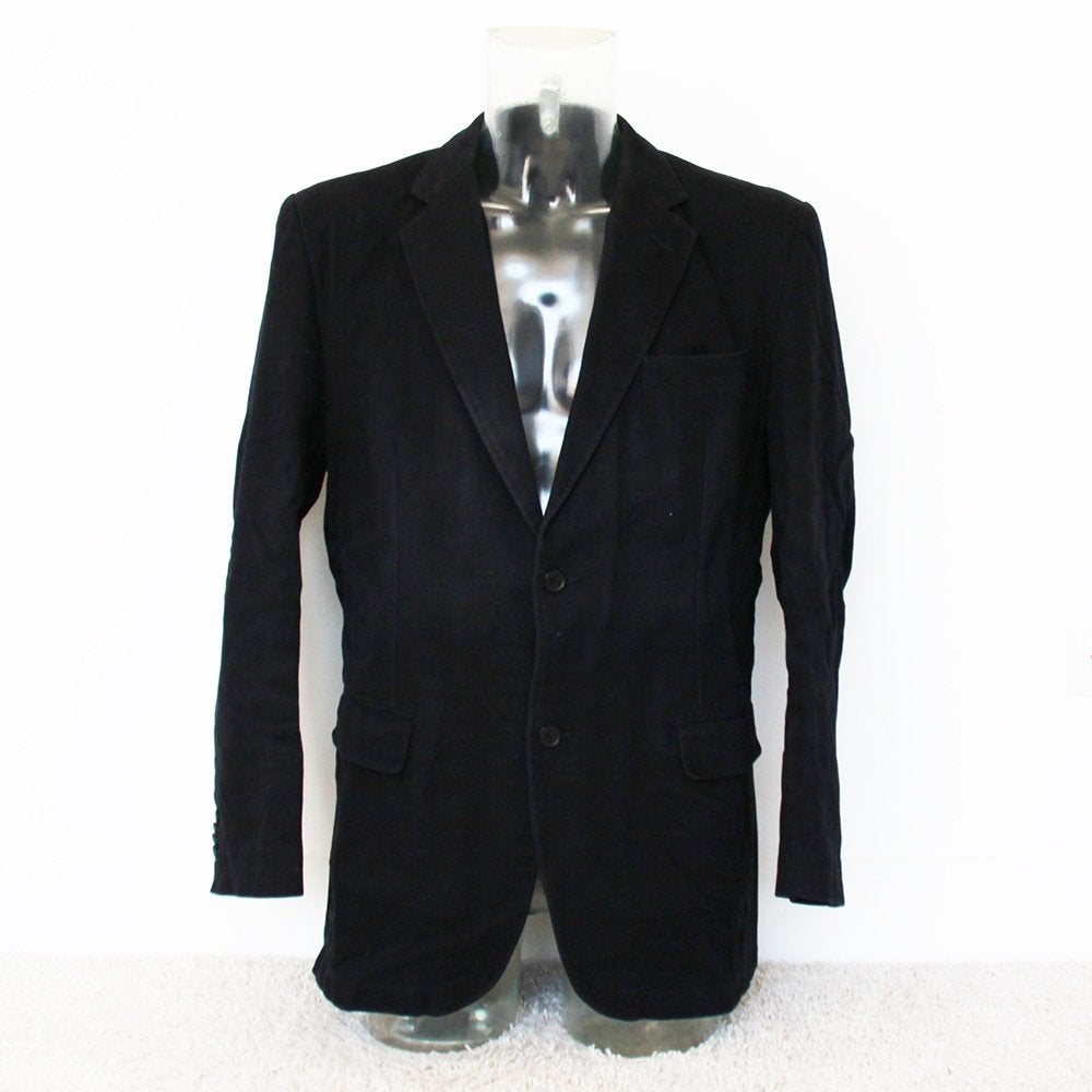 Vintage Jake's Heren Colbert 100% Katoen (M) € 45,-, Kleding | Heren, Kostuums en Colberts, Maat 48/50 (M), Zwart, Jake's, Ophalen of Verzenden