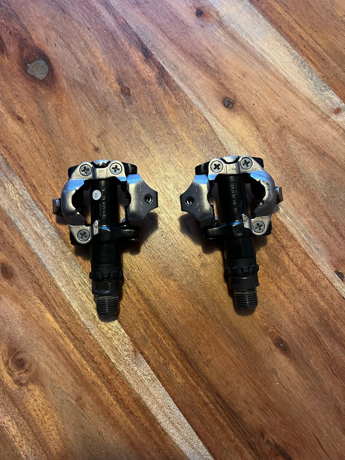 Shimano PD-M520 SPD klikpedalen, Fietsen en Brommers, Fietsonderdelen, Crankstel of Pedalen, Gebruikt, Ophalen of Verzenden, Aluminium
