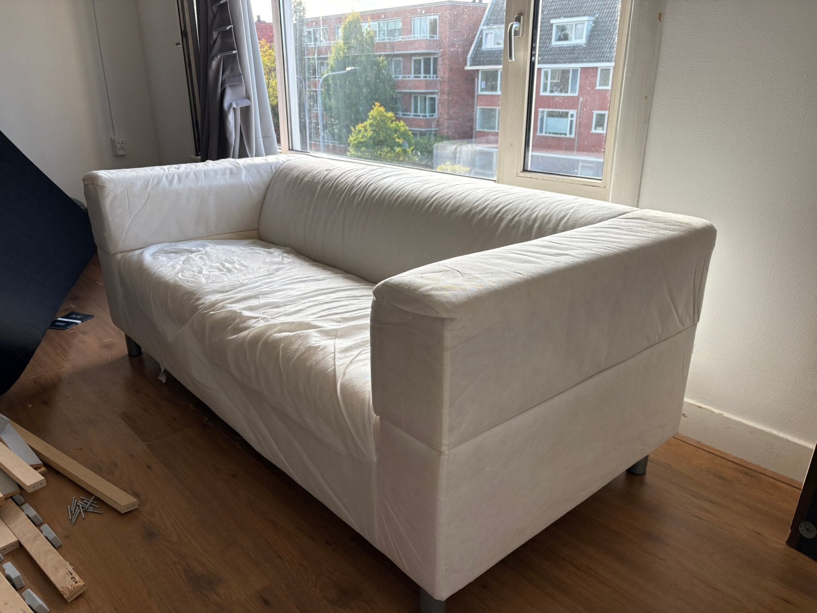 Gratis bank vandaag ophalen, Huis en Inrichting, Ophalen of Verzenden, Zo goed als nieuw, 75 tot 100 cm, Tweepersoons