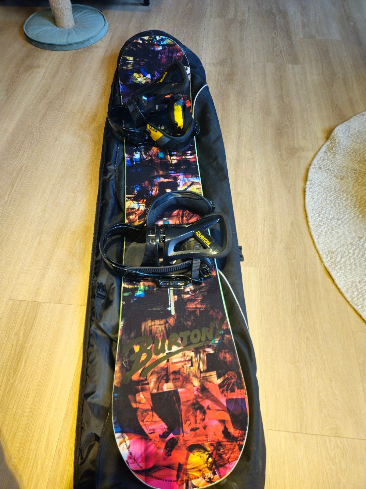 Snowboard set: Burton board, Custom binding, Nitro Anthem, Ophalen of Verzenden, Gebruikt, Board