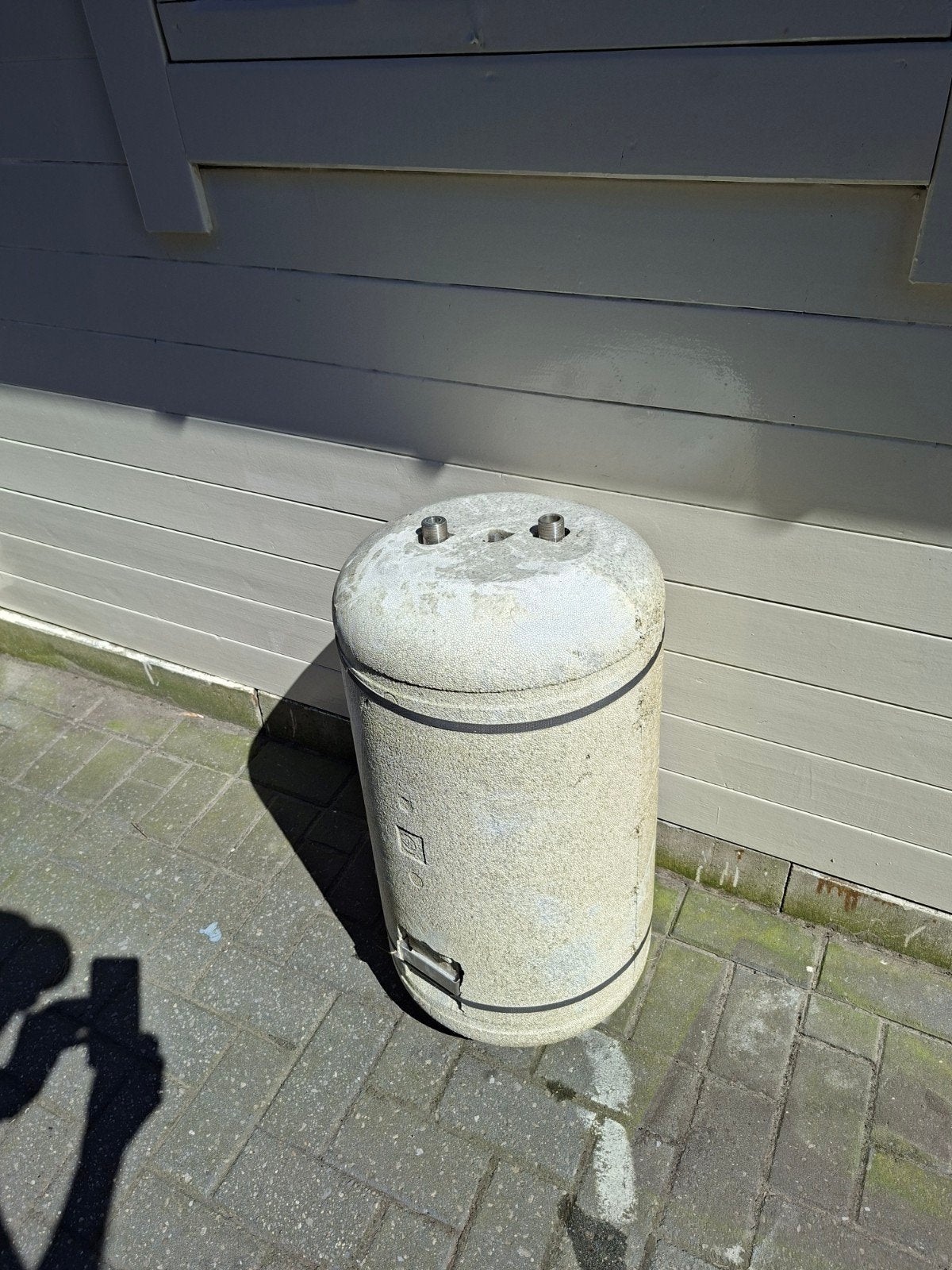Boilervat 40 ltr rvs intergas, Doe-het-zelf en Verbouw, Geisers en Boilers, Ophalen, Gebruikt, 20 tot 100 liter, Onderdeel