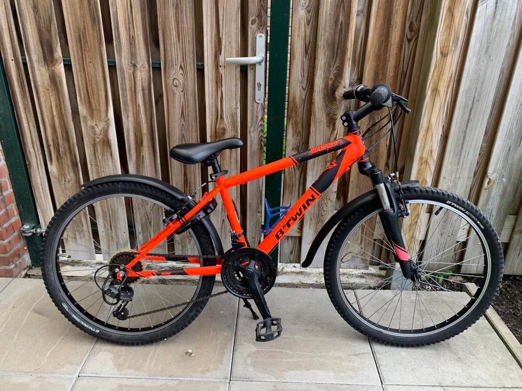 B’twin Rockrider 500. 24 inch, Ophalen, Zo goed als nieuw, 24 inch, Versnellingen