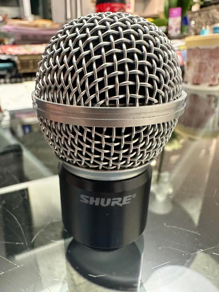 Shure draadloze microfoon 58 kop origineel, Ophalen of Verzenden, Zo goed als nieuw, Zangmicrofoon, Draadloos