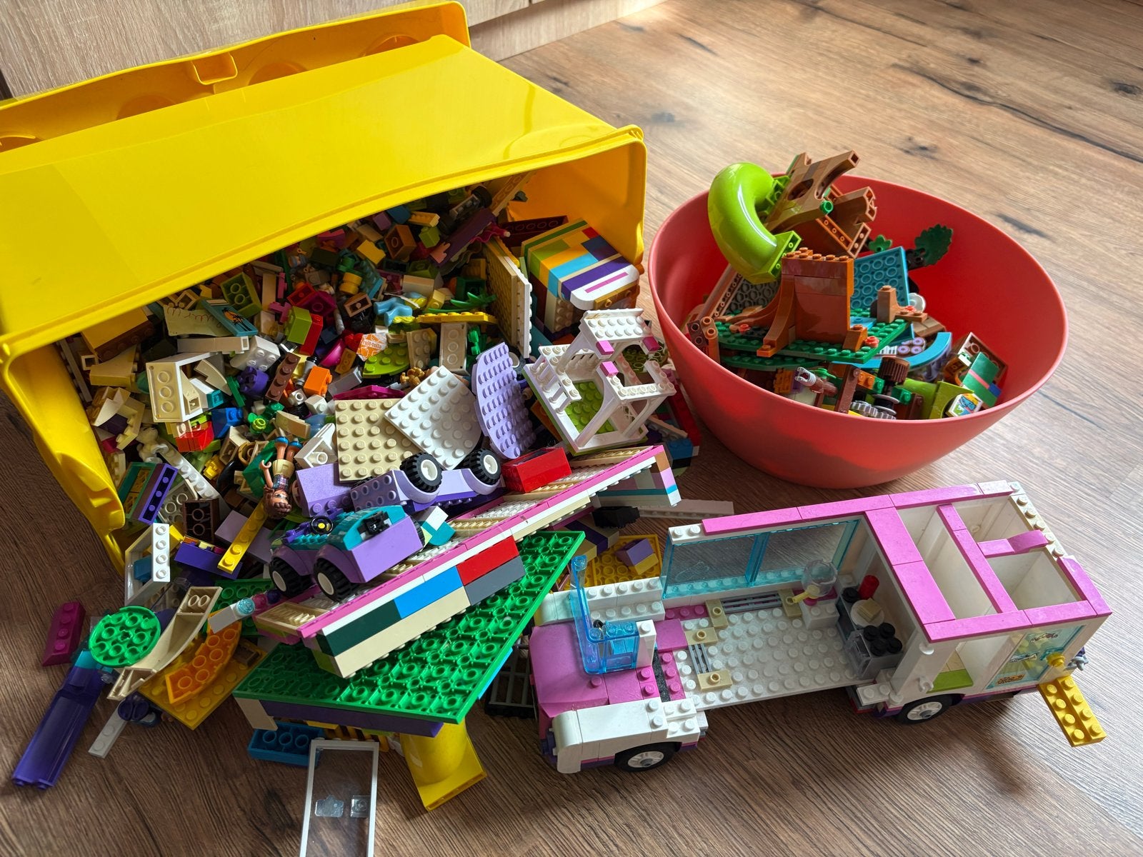 Grote partij Lego Friends, zonder boekjes, Inclusief minifiguren, Gebruikt, Lego, Friends