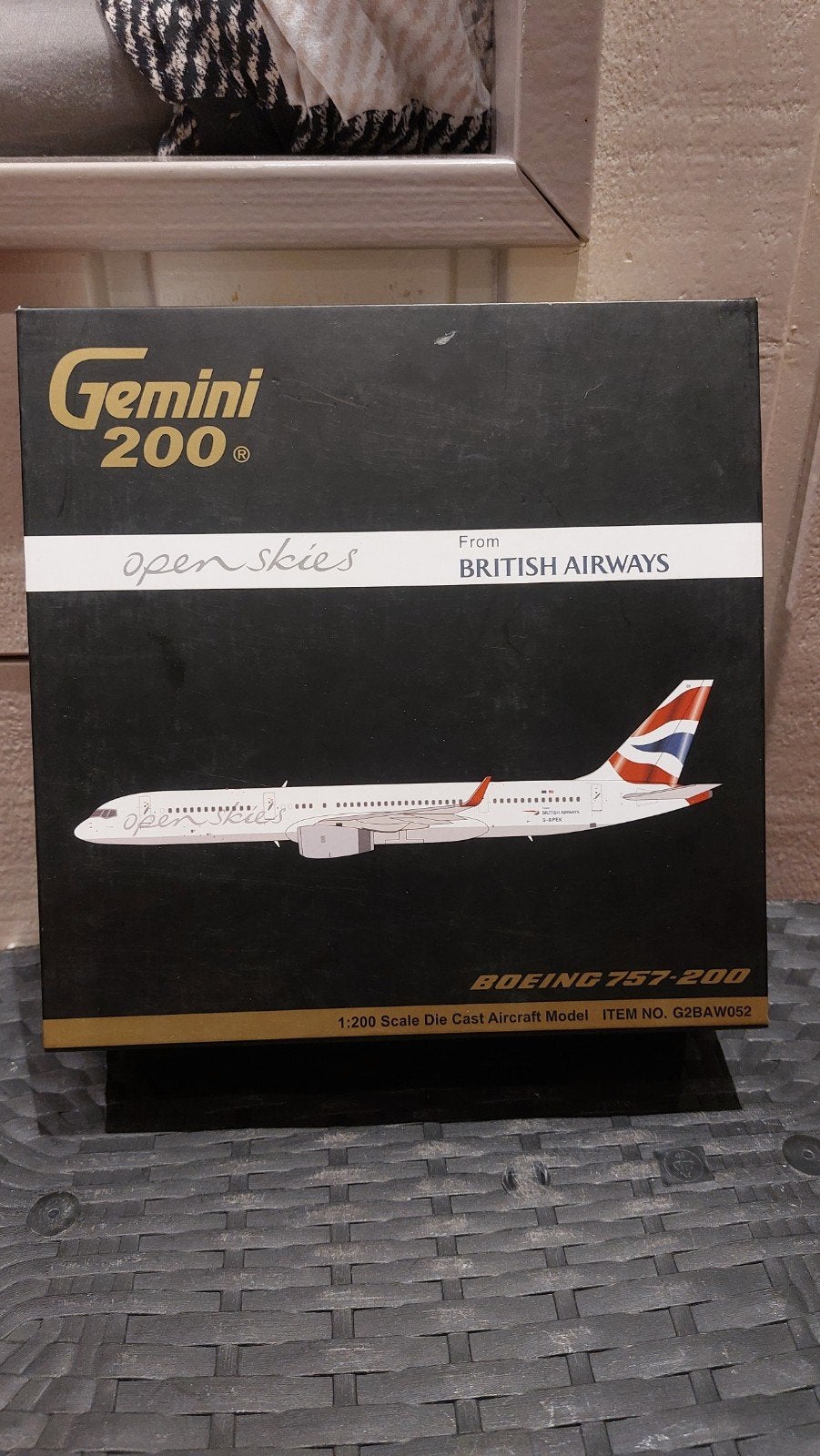 Gemini jets Boeing 757-200 British airways open skies livery, Verzamelen, Ophalen of Verzenden, Nieuw, Schaalmodel