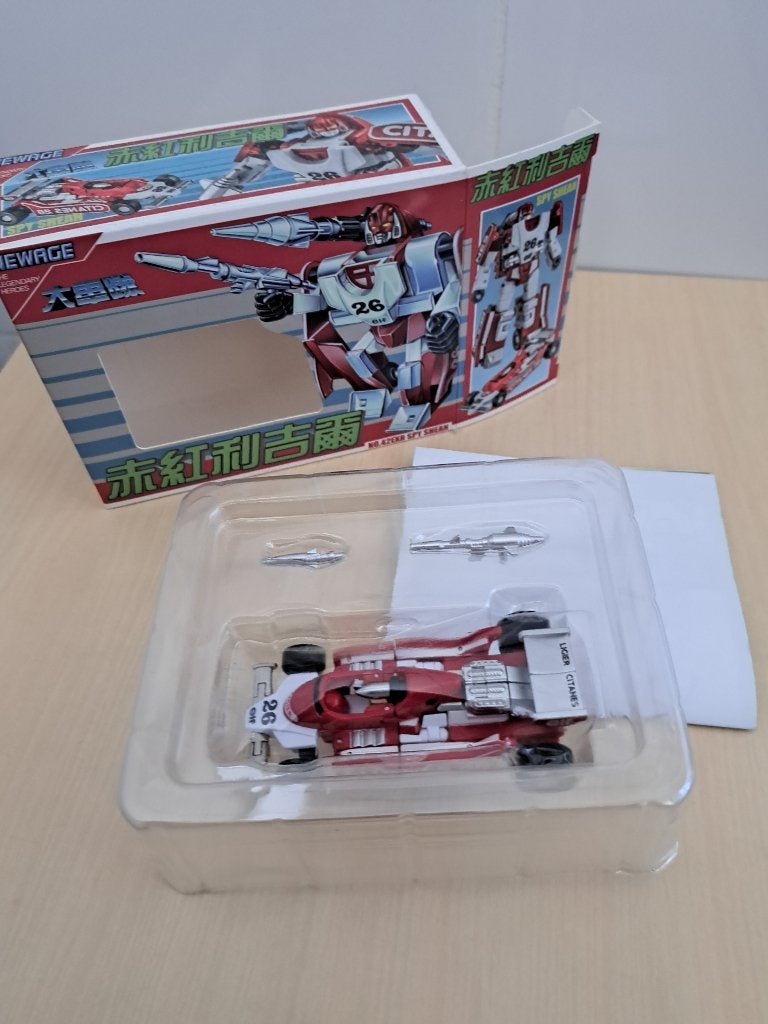 Transformers Newage Shean red Mirage, G1, Ophalen of Verzenden, Zo goed als nieuw, Autobots