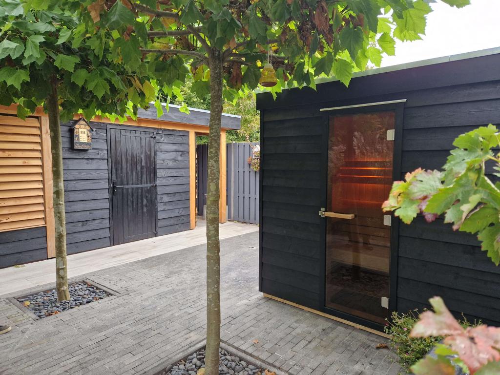 Buitensauna - Infraroodsauna - Finse Sauna - Hottub's BASTU., Sport en Fitness, Sauna, Nieuw, Complete sauna, Infrarood, Ophalen of Verzenden