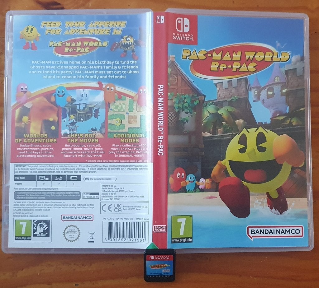 Nintendo Switch Pac-Man World Re-pac, Spelcomputers en Games, Avontuur en Actie, 1 speler, Ophalen of Verzenden, Zo goed als nieuw