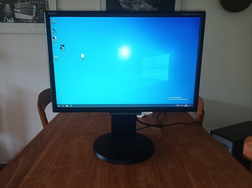 NEC 22" LCD225WNX monitor, Ophalen, Gebruikt, Ingebouwde speakers, Overige typen
